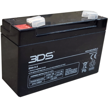 Bds Battery Agm 4v 3.4ah T1