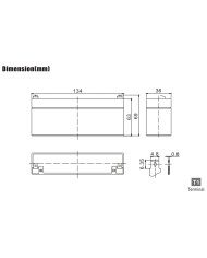 BDS BATTERY AGM 8V 3.2AH T1