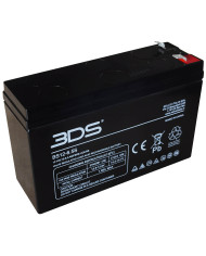 BDS BATTERY AGM LONG LIFE 12V 6.5AH +T2/-T1