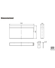 BDS BATTERY AGM 12V 1.6AH