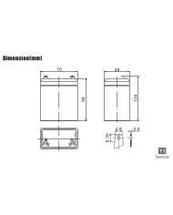 BDS BATTERY AGM 12V 2.3AH T1