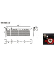 BDS BATTERY AGM FRONT TERM LONG LIFE 12V 100AH