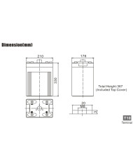 BDS BATTERY AGM HIGH CAPACITY L.LIFE 2V 400AH T10