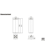 BDS BATTERY FLOOD TUBULAR PLATE 2V 1500AH T13