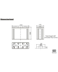 BDS BATTERY GEL HIGH CAPACITY L.LIFE 2V 800AH T10