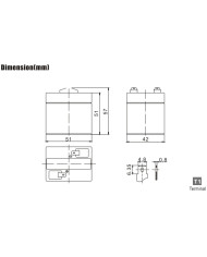 BDS BATTERY AGM 6V 1AH T1