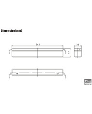 BDS BATTERY AGM 6V 4.9AH PLUG
