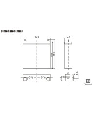 BDS BATTERY AGM 4V 20AH T3