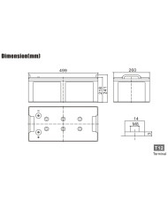 BDS BATTERY AGM LONG LIFE 12V 200AH T12