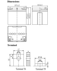 BDS BATTERY AGM DEEP CYCLE LONG LIFE 12V 40AH T9
