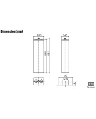 BDS BATTERY GEL TUBULAR PLATE 2V 600AH T13