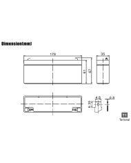 BDS BATTERY AGM 12V 2AH T1