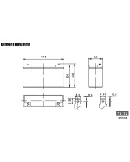 BDS BATTERY AGM 6V 10AH T2