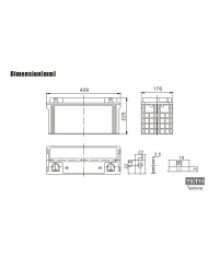 BDS BATTERY AGM LONG LIFE 12V 120AH T11