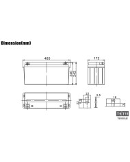 BDS BATTERY GEL LONG LIFE 12V 150AH T11