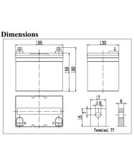 BDS BATTERY AGM LONG LIFE 12V 35AH T9