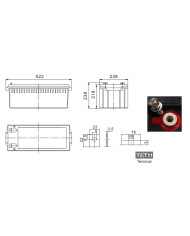 BDS BATTERY AGM HIGH RATE LONG LIFE 12V 200AH T11