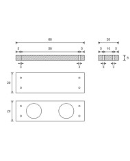 CONTATTO MAGNETICO ULTRAPIATTO PLASTICA
