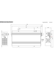 CARICA BATTERIA 12VCC 24.3A 230VCA