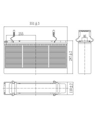 BDS BATTERY AGM FRONT TERM LONG LIFE 12V 150AH T11
