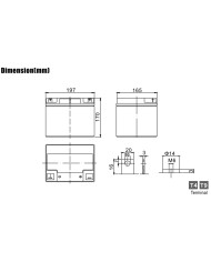 BDS BATTERY AGM LONG LIFE 12V 45AH T9