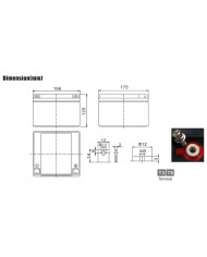 BDS BATTERY AGM DEEP CYCLE 12V 26AH T3